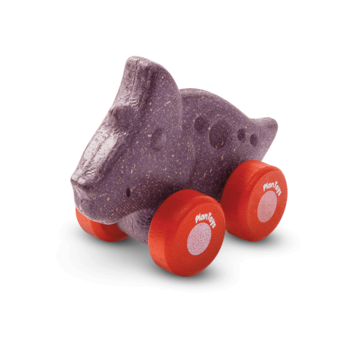 Masinuta din lemn Dino - Trio - Plan Toys Masinuta din lemn Dino - Trio - Plan Toys