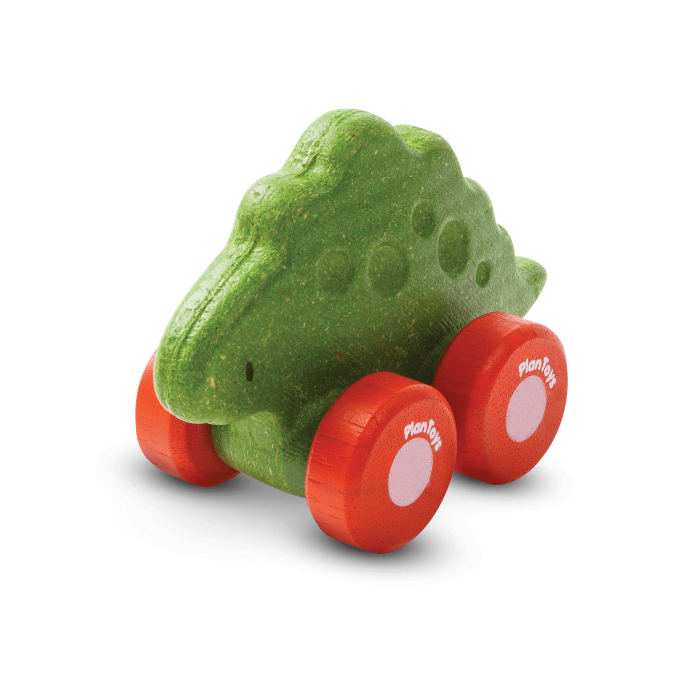 Masinuta din lemn Dino - Stego - Plan Toys Masinuta din lemn Dino - Stego - Plan Toys