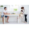 Scaun de masa din lemn pentru bebelusi - Negru - Plan Toys