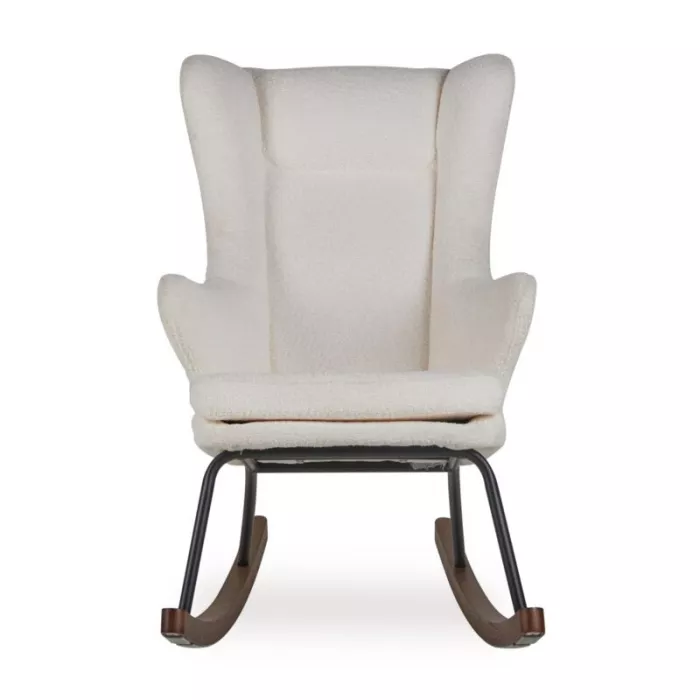 Fotoliu balansoar pentru adulti De Luxe - Bouclé - Cream - Quax