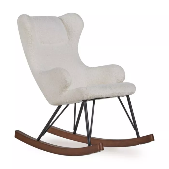 Fotoliu balansoar pentru copii - De Luxe Bluclé - Cream - Quax