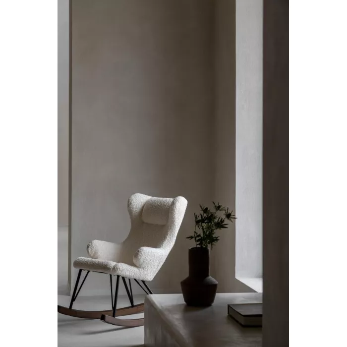 Fotoliu balansoar pentru copii - De Luxe Bluclé - Cream - Quax