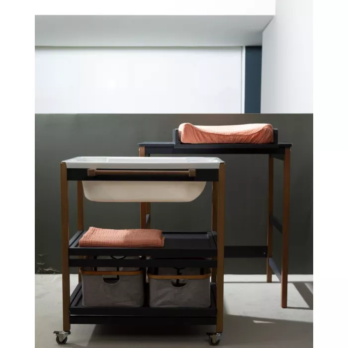 Ansamblu mobil pentru spalat si infasat - culoare Moonshadow - Quax