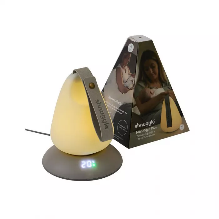 Lampa portabila cu termometru de camera incorporat - Moonlight Plus - Shnuggle
