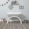 Patut portabil pentru bebelusi - Deami Moses - Grey - Shnuggle Patut portabil pentru bebelusi - Deami Moses - Grey - Shnuggle