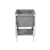 Pat pentru bebelusi - Dove Grey - Shnuggle Pat pentru bebelusi - Dove Grey - Shnuggle