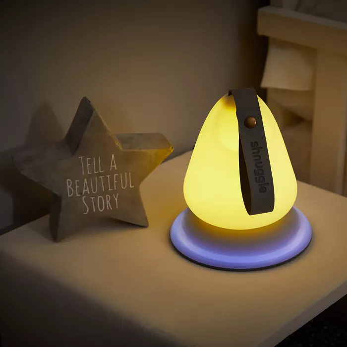 Lampa portabila cu termometru - Moonlight - Shnuggle Lampa portabila cu termometru - Moonlight - Shnuggle