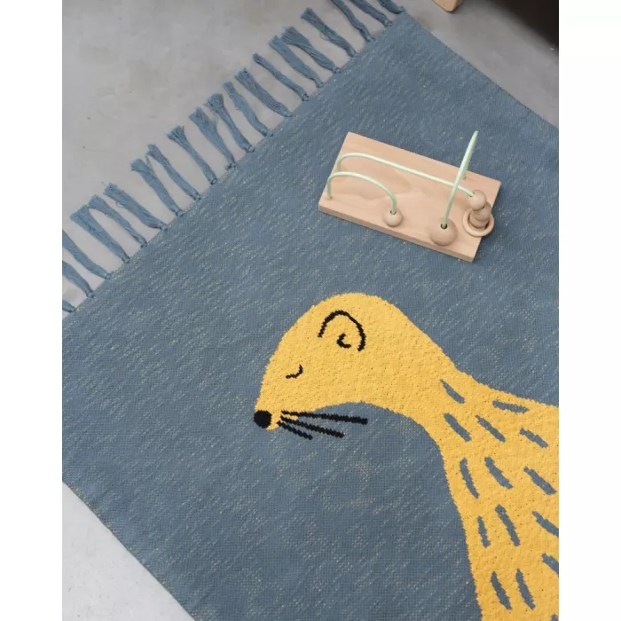 Covor din bumbac organic - 80 x 120 cm - Whippy Weasel - Trixie Covor din bumbac organic - 80 x 120 cm - Whippy Weasel - Trixie