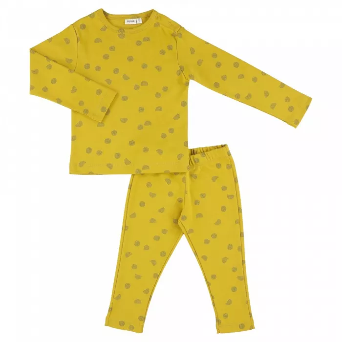 Pijama cu maneca lunga din bumbac organic - Sunny Spots - Trixie