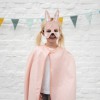 Costum cu masca - Iepuras roz - Trixie Costum cu masca - Iepuras roz - Trixie