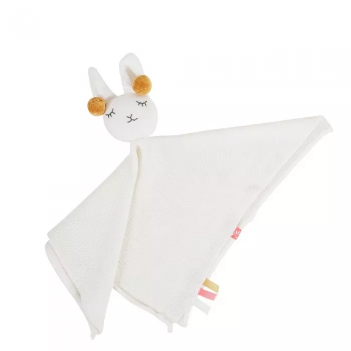 Doudou comforter din tricot bumbac organic - lama - KIKADU TRULY ORGANIC