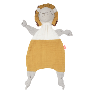 Doudou comforter din muselina din bumbac organic - leu - KIKADU TRULY ORGANIC Doudou comforter din muselina din bumbac organic - leu - KIKADU TRULY ORGANIC