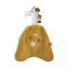 Doudou comforter din muselina din bumbac organic - girafa - ocru - Kikadu Truly Organic