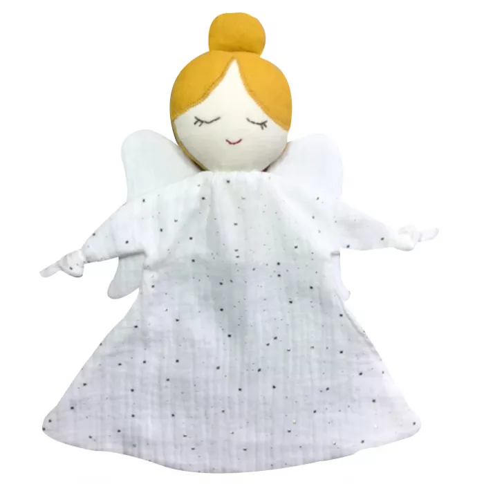 Doudou comforter din bumbac organic - Papusa Ingeras - Kikadu Truly Organic