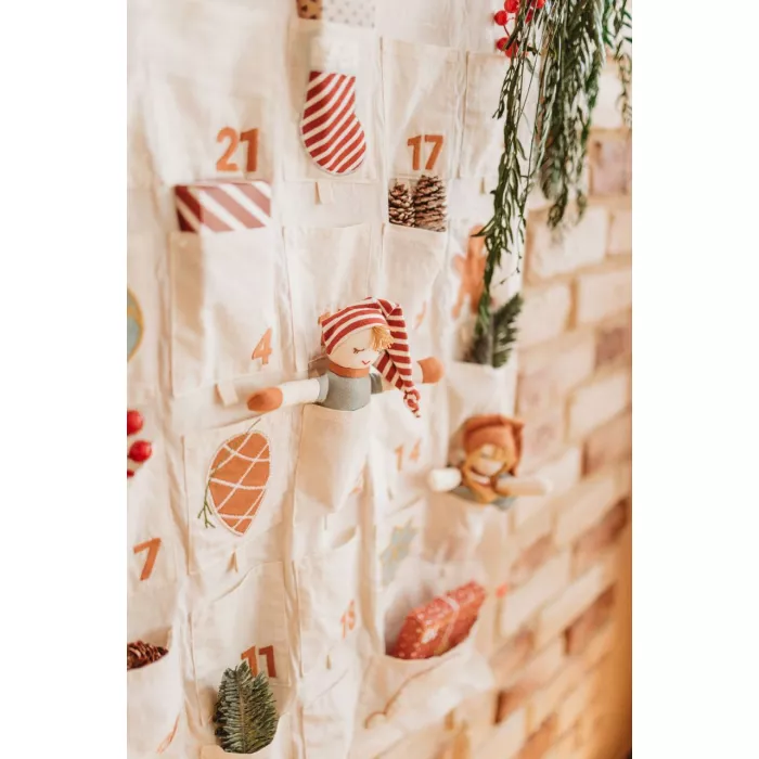 Papusa textila din bumbac organic - Baiat Elf - Kikadu Truly Organic