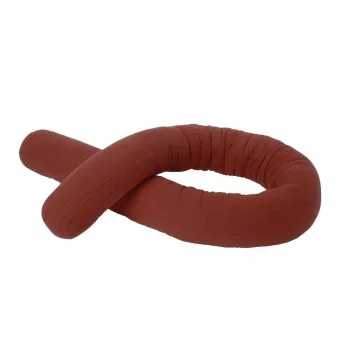 Protectie laterala din bumbac organic pentru carucior - Rust - Kikadu Truly Organic Protectie laterala din bumbac organic pentru carucior - Rust - Kikadu Truly Organic