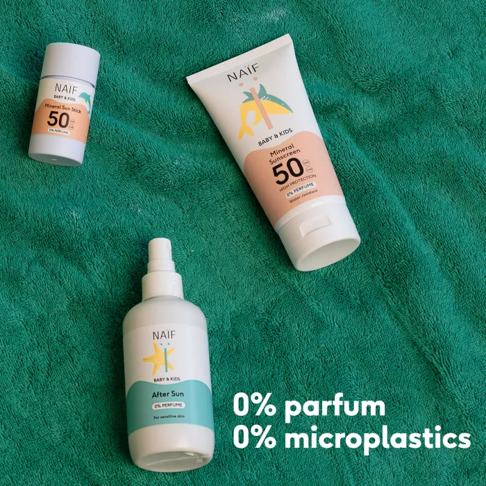 Spray after-sun racoritor fara parfum pentru bebelusi si copii - 175 ml - Naïf