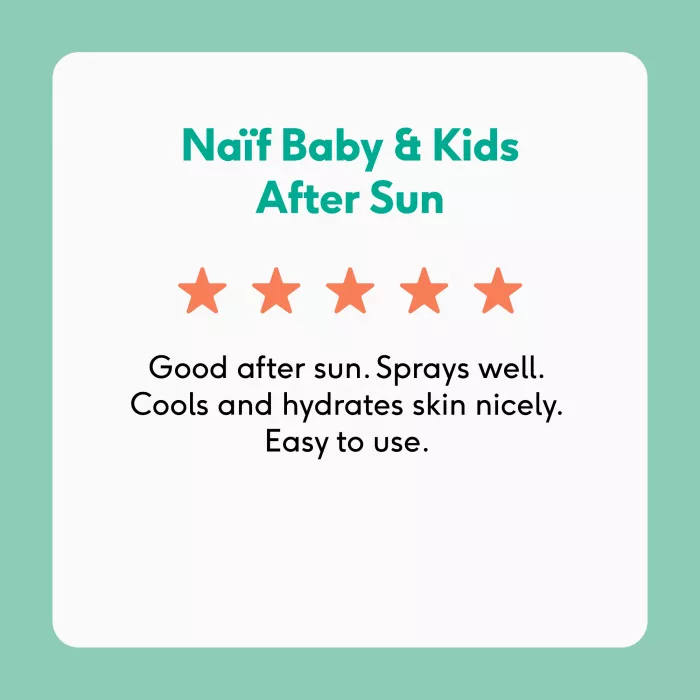 Spray after-sun racoritor fara parfum pentru bebelusi si copii - 175 ml - Naïf