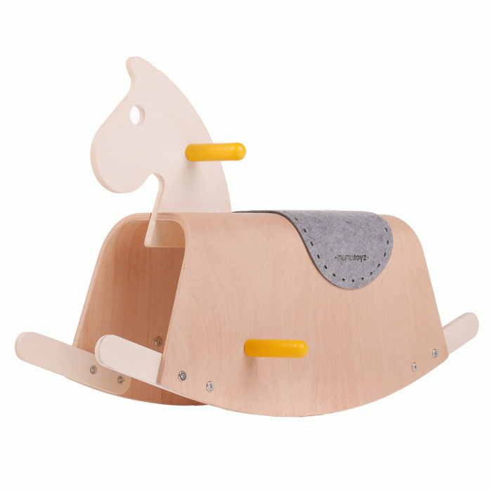Balansoar tip calut din lemn stratificat - design minimalist - Mamatoyz Balansoar tip calut din lemn stratificat - design minimalist - Mamatoyz